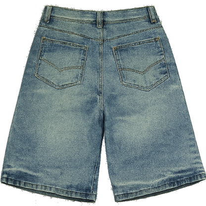 THA LIVE FOR CHRIST BAGGY JEANS SHORTS